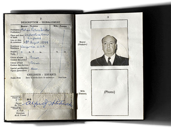 © Henry LeutwylerAlfred Hitchcock’s (1899 - 1980) last British passport before he became a United States citizen in 1955From the series Document, 2007