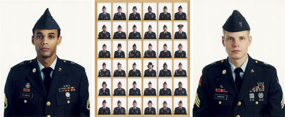 Lot 2144© Frank Thiel„Die Alliierten“ (The Allies). 1994Twelve-part installation, composed of 4 triptychs, C-prints, Diasec, 2000/2001. Large photos each 217,5 × 174 cm (85 5/8 × 68 1/2 in.), small photos each 34,8 × 27,8 cm (13 3/4 × 11 in.). Each signed, dated (exposure and print), titled, inscribed and editioned in black felt-tip pen on the reverse of frame and upper frame as well as dimensions. Each one of 6 editioned copies. [2045] Each framedProvenance: Collection Wolfgang JoopEstimate: EUR 80.000 – 120.000 / USD 94,200 – 141,000
