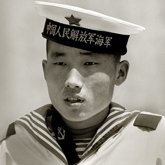 Sailor, Monument to the People's Heroes, Beijing, 1979 ©  Albert Watson