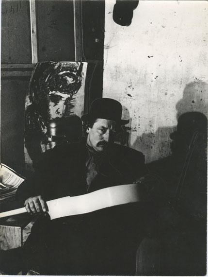 Gerard Petrus FieretUntitled (Self-portrait with bowler hat, holding a guitar), 1960 - 1970Vintage gelatin silver print23.8 x 17.8 cm© Estate of Gerard Fieret / Courtesy of Deborah Bell Photographs