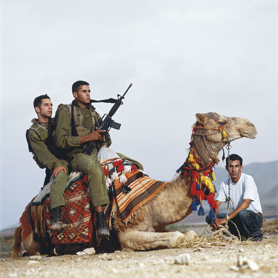 Ohad MatalonAssaf and Haled, Jordan Valley, 2007inkjet print mounted on Alu-Dibond, framed110 x 110 cm