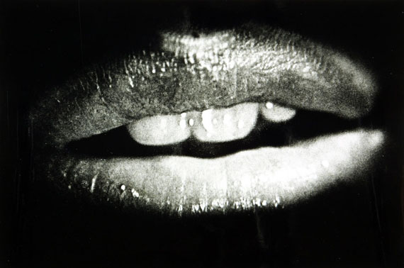 Daidō MoriyamaLips from a Poster, 1975Gelatin silver print on Baryt© Daidō Moriyama