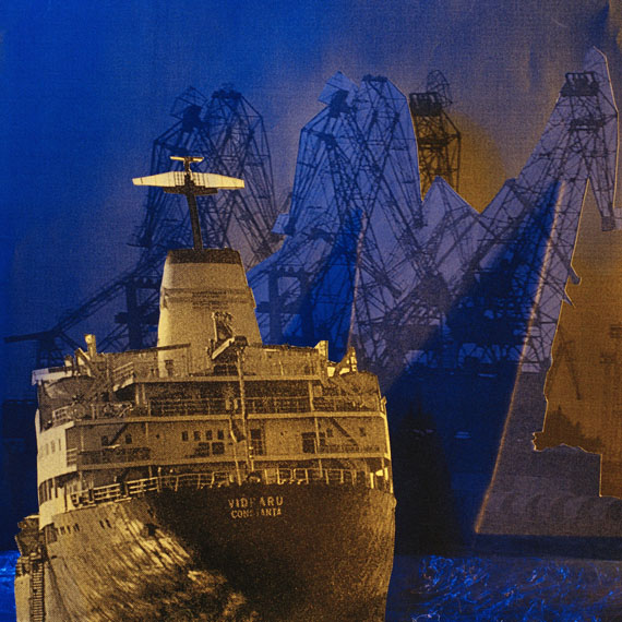 Thomas Freileraus der Serie: "Donau". 1988/ 201716-teilig, 50,4×50,4cm, Inkjet Prints