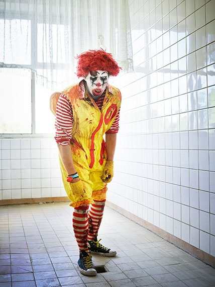 Ronald McDonald – Arbeitete ehemals als Maskottchen für eine bekannte Fastfood-Restaurantkette.
© Boris Leist