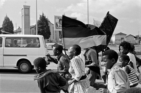 From the Series Politics. Photograph by Santu Mofokeng (b.1956) © Santu Mofokeng Foundation. Image courtesy of Lunetta Bartz, MAKER, Johannesburg and Steidl GmbH.