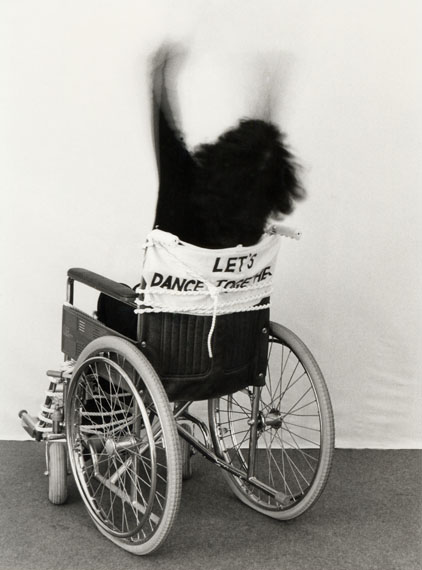 Renate Bertlmann, Let's dance together, 1978, black-and-white photograph© Renate Bertlmann/Bildrecht Wien
