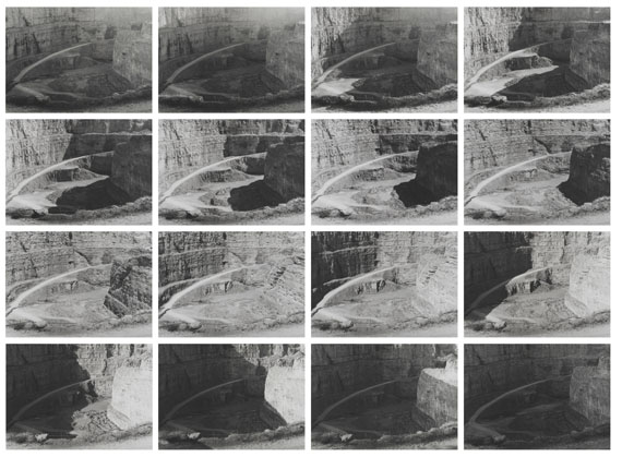 Ralf Cohen: 16 Stunden im Steinbruch, 1984, Unikat, 16 à 25,5 x 35,5 cm © Ralf Cohen