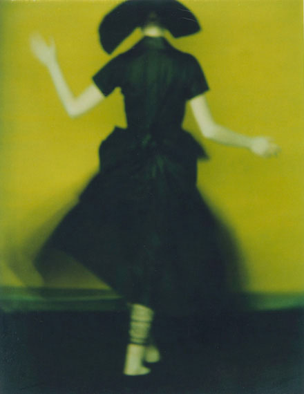 Sarah Moon "Yoji Yamamoto" 1996, Polaroid© and courtesy Persiehl & Heine, Galerie für Fotografie