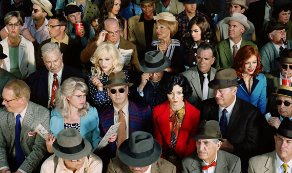 Crowd #1 (Stan Douglas), from the series Long Week-End, 2010 © Alex Prager. Courtesy Alex Prager Studio and Lehmann Maupin, New York, Hong Kong and Seoul.