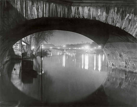 View through the pont Royal toward the pont Solferino, c 1933 © Estate Brassaï Succession, Paris