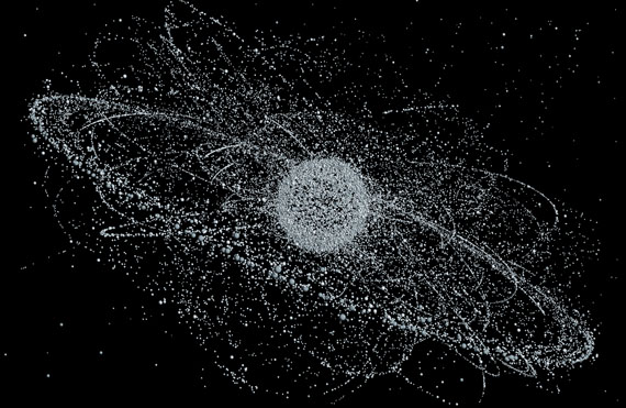 Michael Najjar"space debris I", 2012182 x 280 cm
