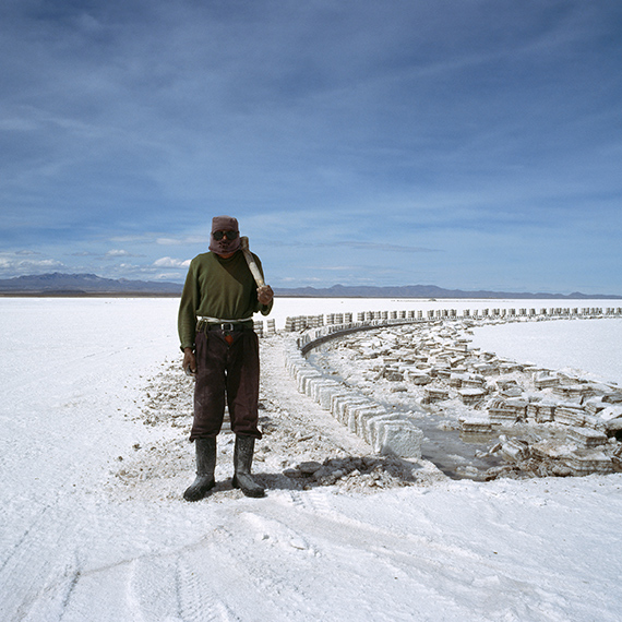Salt miner, Salar de Uyuni, Bolivia from The Edge of Knowing © Magda Biernat