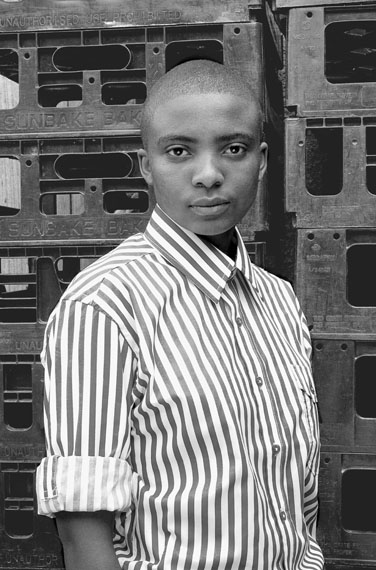 Zanele Muholi: Faces & Phases, 1. Lerato Dumse KwaThema Springs Johannesburg, 2010Silver gelatin print, Courtesy of the artist and Stevenson Cape Town, Johannesburg