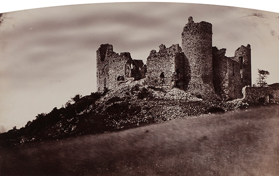 12. Félix Thiollier (1842-1914)Sites of the Loire, c. 1860-1870.Ruins of the château des Cornes d'Urfé.Albumen print. 