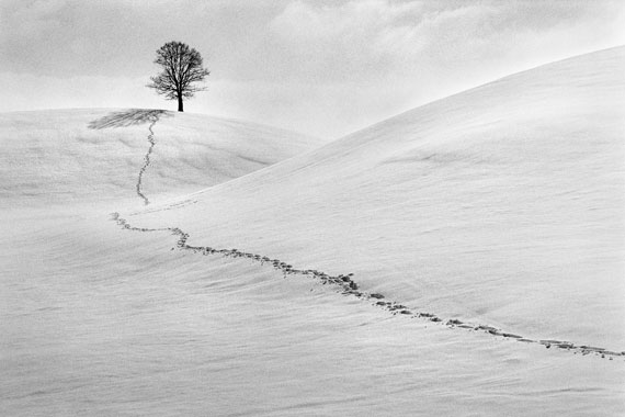 René Groebli: Schneespur (Snow traces), 56 x 85 cm, Ed. 7