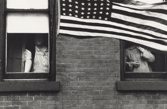 Robert Frank, Parade – Hoboken, New Jersey, 1955 © Andrea Frank Foundation; courtesy Pace/MacGill Gallery, New York