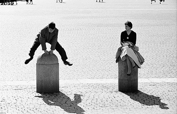 Italy, 1955, Rome, Young couple having fun in front of St. Peter's Dome © Thomas Hoepker