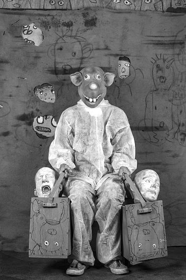 Roger Ballen: Bagged, 2017, from the series "Roger the Rat"