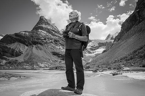 Karsten ThormaehlenHilaire Dumoulin, 81, Gletscherfotograf, Mont Miné, 2020 
© Karsten Thormaehlen