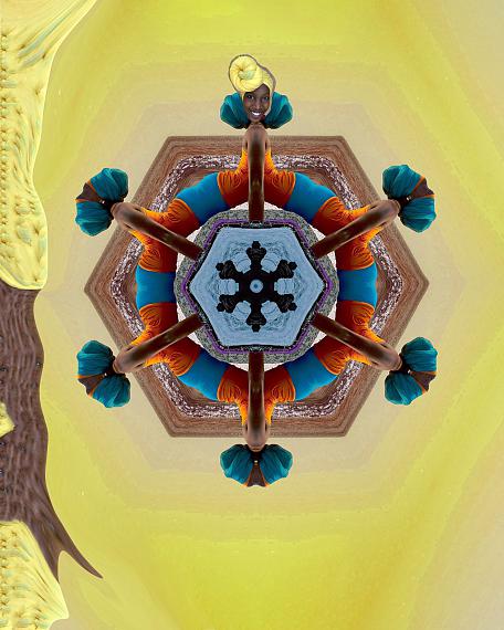 Nyamwathi Mandala aus dem Werkzyklus 