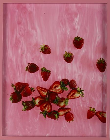 Elad Lassry Strawberries, 2010Chromogener Farbabzug / chromogenic print36,8 x 29,2 cmSammlung Fotomuseum Winterthur, Schenkung Michael Ringier© Elad Lassry, Courtesy of the artist and David Kordansky Gallery, Los Angeles