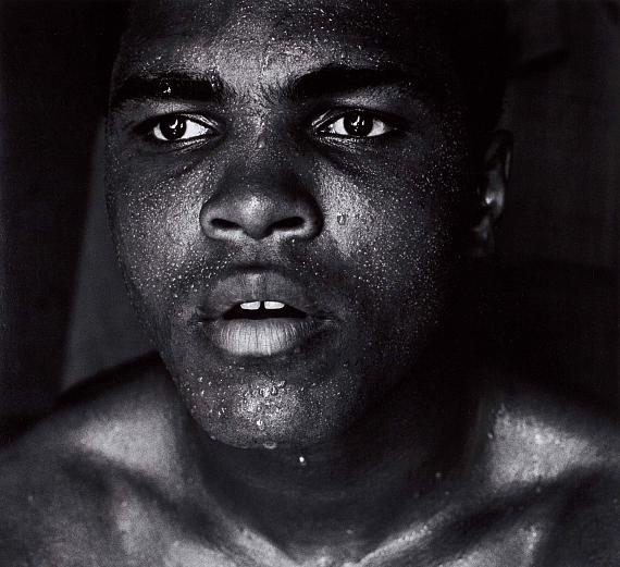 Lot 266 Gordon Parks (1912-2006) Muhammad Ali in Training. Miami Beach, 1966Vintage gelatin silver print (c. 1970), signed