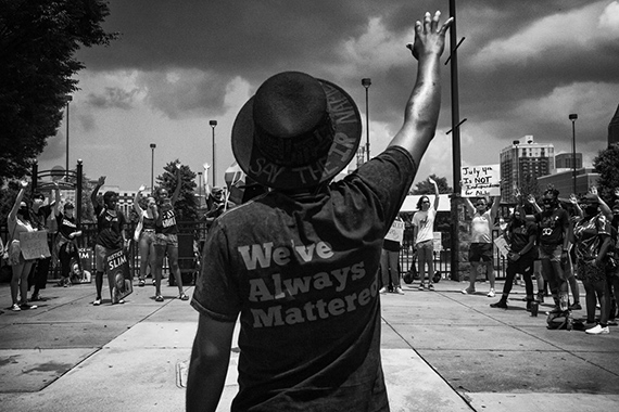 #FXCK July 4th: Rally cultivating change from injustice and police brutality toward women and LGBTQ+, Atlanta, Georgia, 2020 © Sheila Pree Bright