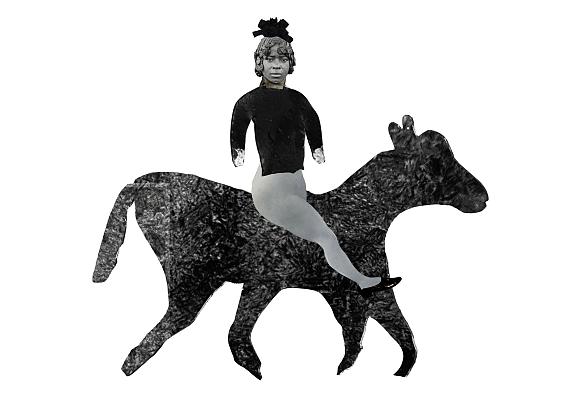 Frida Orupabo 
Girl on Horse, 2021 
© Frida Orupabo and Galerie Nordenhake Berlin, Stockholm, Mexico City