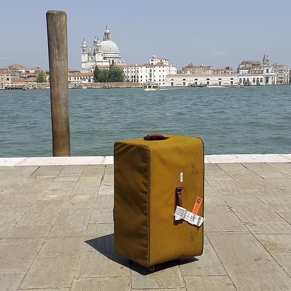 Suitcase Museum on its test run to Venice, 2015Courtesy the artist and Frith Street Gallery, London© Dayanita Singh