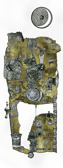 Ilit Azoulay, Queendom Panel 2, 2022Inket print, 395.6×150 cm. Courtesy of the artist and Braverman Gallery. © Ilit Azoulay