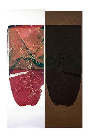 Ellen CareyCrush & Pull, Red, 2019Polaroid 20 x 2460 x 22 inches eachUnique