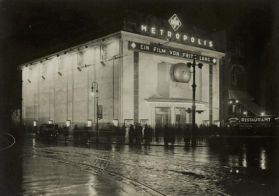 Lot 4290 Alex Stöcker (1896-1962)"Metropolis" film premiere, Ufa-Pavillon, Nollendorfplatz, Berlin, 19272 vintage gelatin silver prints
