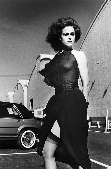 Helmut Newton
Sigourney Weaver at Warner Bros, Burbank 1983
© Helmut Newton Foundation