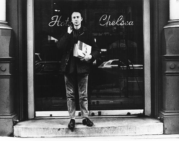 "Room 725 of Chelsea Hotel was my home for most of 1967-1974"Photo: Gideon Bachmann, Courtesy Spector Books
