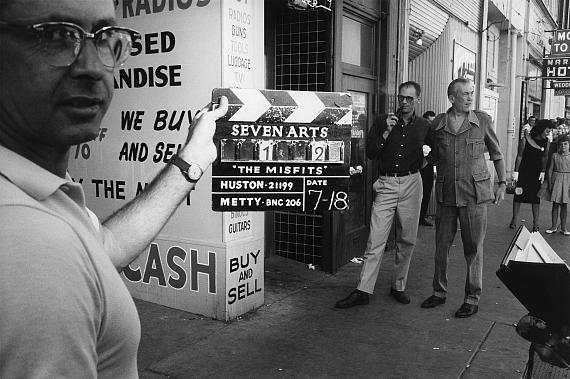 Inge Morath
Director John Huston and author Arthur Miller on the first day of shooting "The Misfits", Reno, Nevada, USA, 18 July 1960
© Inge Morath / Magnum Photos