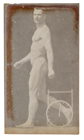 Etienne-Jules MAREY (1830-1904)The walking man, c. 1890-189517 gelatin silver prints from chronphotographic filmeach image : 6.3/8 x 11.1/8 in.Estimate : € 30,000 - 50,000© Etienne-Jules Marey