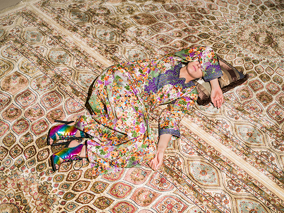 Farah Al QassimiM Napping on Carpet, 2016Archival inkjet print70 x 93.36 cmEdition of 5 + 2APs
