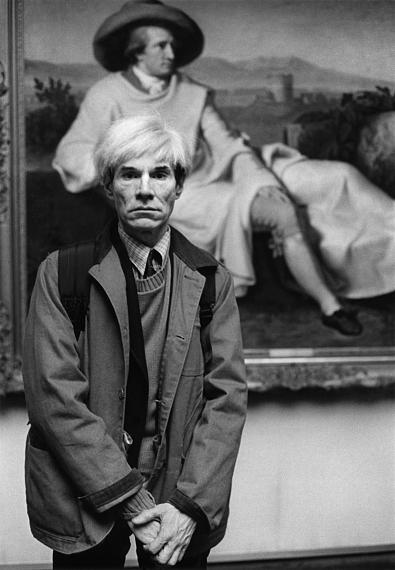 Andy Warhol, Frankfurt, 1981  © Barbara Klemm