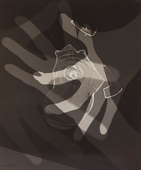 50.
Jean Moral (1906-1999) 
Photogram [hands], 1930. 
Vintage gelatin silver print. 
