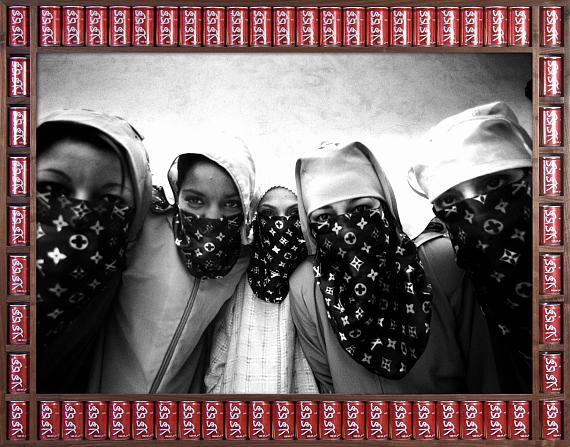 Hassan HajjajL.V. Posse B&W, 2000 / 1421Digital C Type on Fuji Crystal Archive PaperFrame: Hand made in walnut with mixed cansFramed: 128.8 x 100 cmEdition of 7