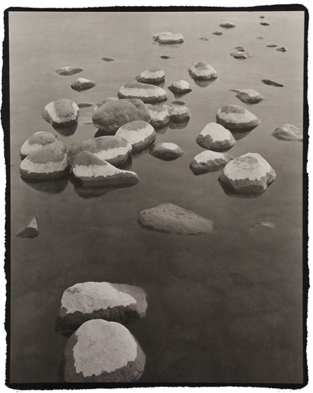 © Koichiro Kurita 
'Stones in the Lake', Superior, MN, 2000