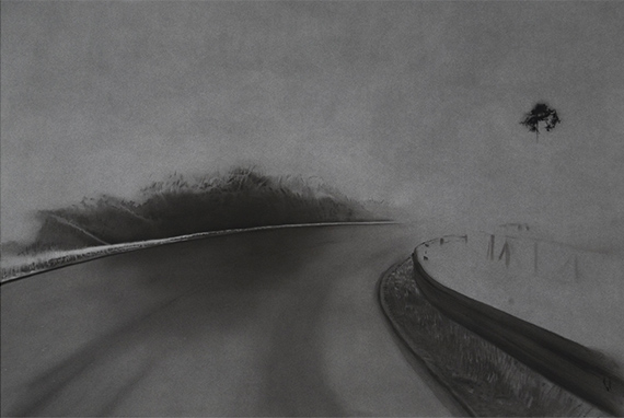 MARINA BERIO
Through and Not 65, 2010
Charcoal drawing 71,1 x 106,7 cm
