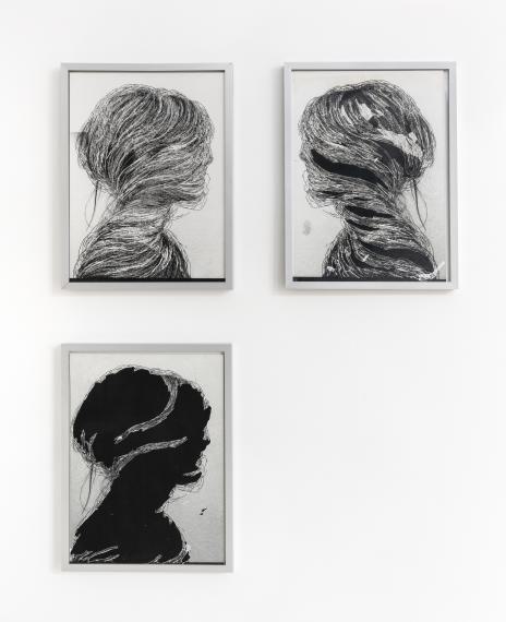 Annegret Soltau
Selbst I-III, 1976
photo etching, printed by the artist
3 pieces, each 39 x 28 cm
Unique
