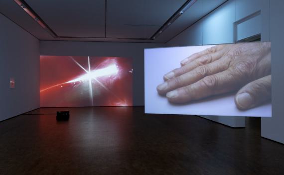 Installationsansicht
Pauline Hafsia M’barek: Entropic Records, Museum Ludwig, Köln
© Pauline Hafsia M’barek