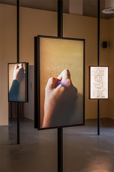 Joyce Joumaa, Memory Contours, 2024 (installation view, Foreigners Everywhere, 60th Venice Biennale). Photo: Valentina Mori. Courtesy the artist