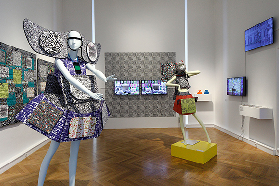 Installation view CLAUDIA HART, Patterns & Politics
28.08.25-08.02.26, Francisco Carolinum Linz
© Rainer Iglar