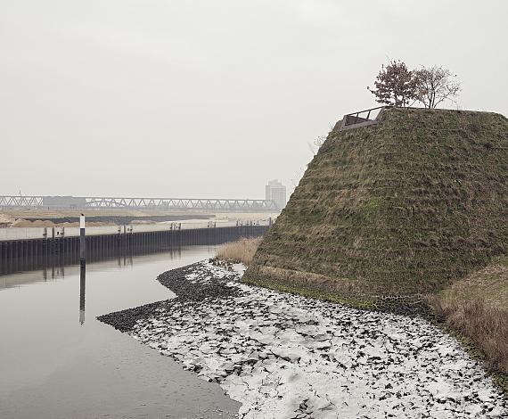 Axel Beyer: Baakenpark in der Hafencity, 2019