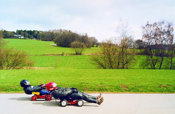 Bobbycar-Rennen, Silberg 2006 
© Brigitte Kraemer / Fotoarchiv Ruhr Museum