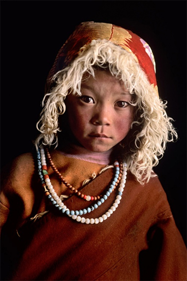 Steve McCurry, Young Tibetan Nomad, Tibet, 2001