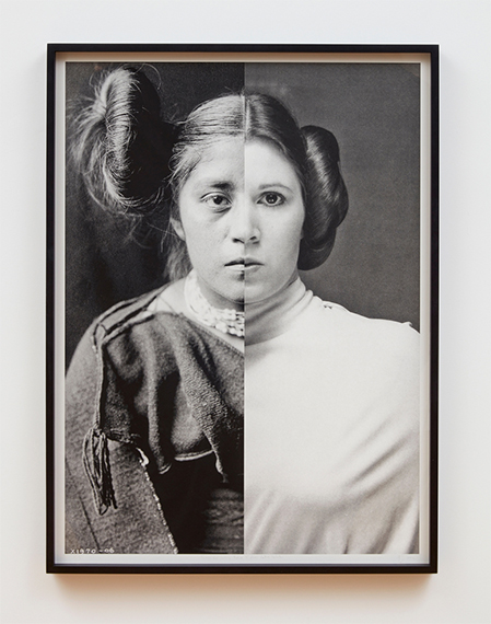 Nicholas Galanin
Things Are Looking Native, Native's Looking Whiter, 2012
giclée
42 x 30 3/4 inches (106.7 x 78.1 cm)
Edition of 5
Peter Blum Gallery, New York, NY